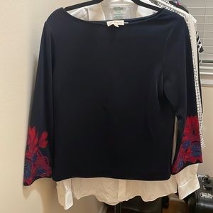 Tory Burch navy sweater